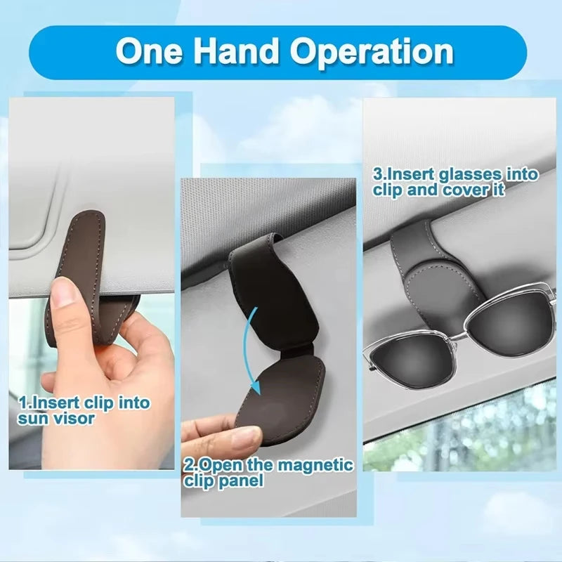 Universal Car Sunglasses Holder